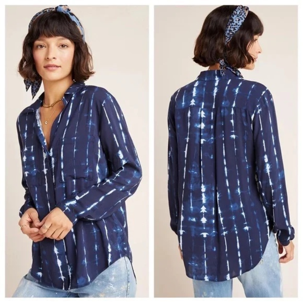 Cloth & Stone Tie Dye Blouse